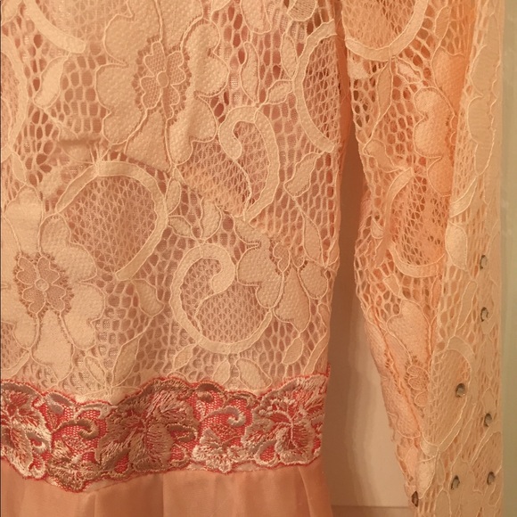 Peach gown with Swarovski embellishments! - Picture 3 of 7